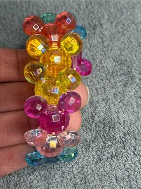Disney Multicolor Bubble Bead Hair Clip - Yellow Pink Blue Green Orange